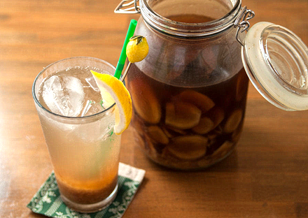 Homemade ginger ale